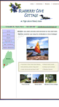 Mobile Screenshot of blueberrycovecottage.com